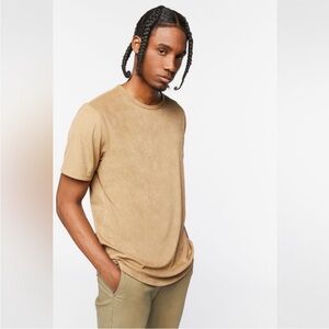 ⭐️ Offer B2G2! BUY 2 GET 2 FREE! 
Forever 21 Faux Suede Curved T-shirt